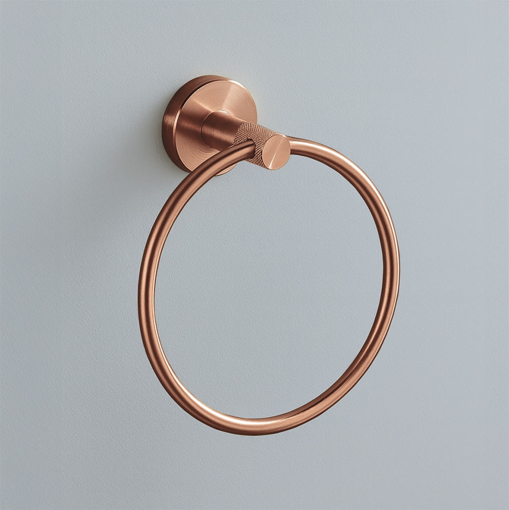 Koupelnový věšák Ring 6610 Modern Brush Copper  4