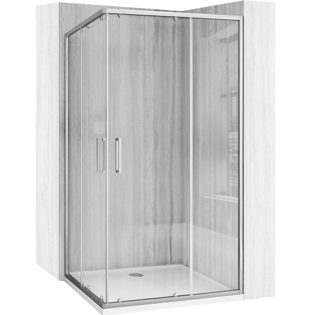 Sprchový kout REA City 80x100 Nickel Brush Bez sprchové vaničky 11