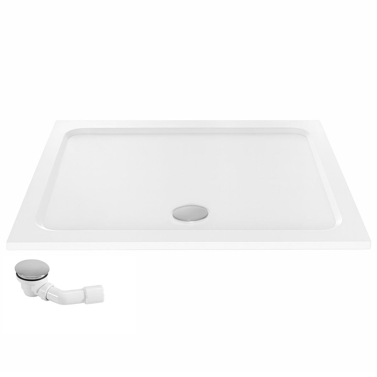 Sprchová akrylová vanička Rea Belmond White 80x100  3