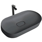 Umyvadlo REA  IRIS 71 CM GREY MATT na desku - konglomerát  7
