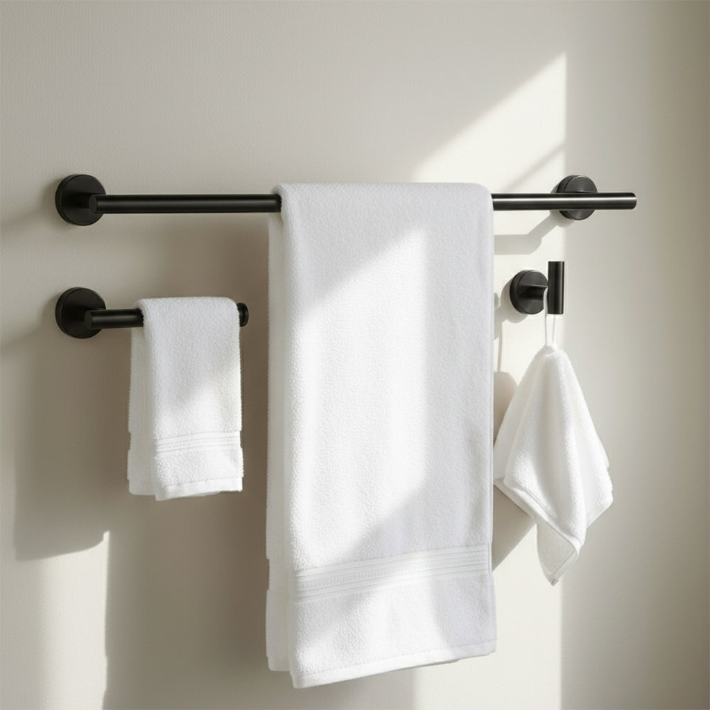 Sada koupelnových doplňků  Ari Black 4 díly  4