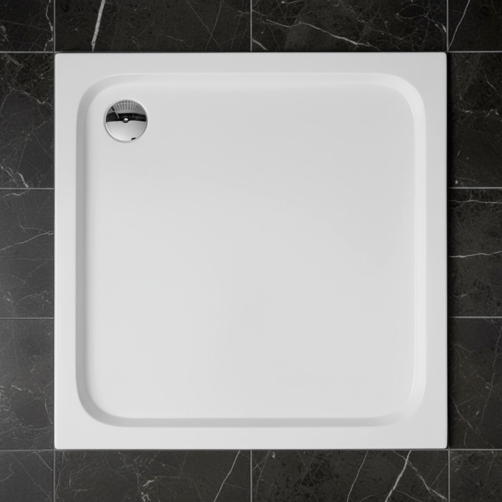 Sprchová akrylová vanička Rea Belmond White 90x90  4