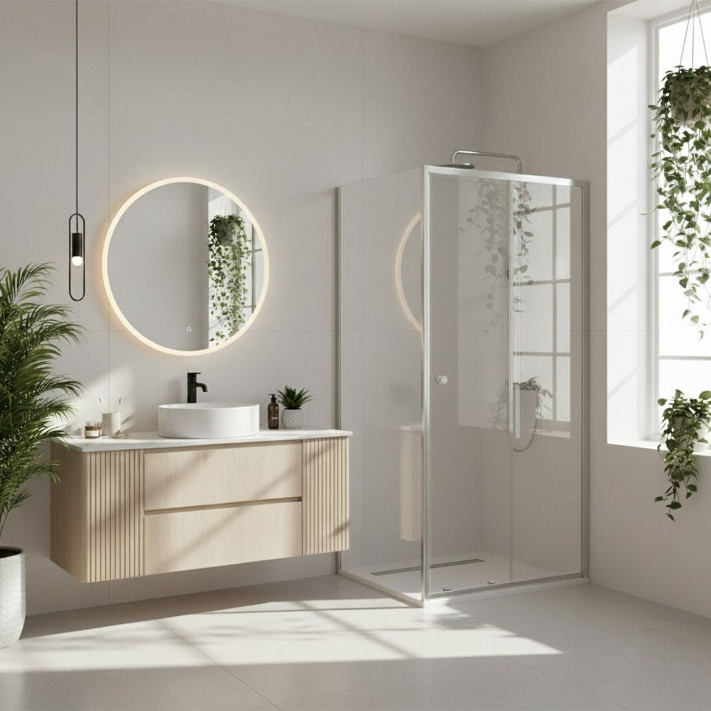 Sprchový kout Rea Primo Slide 100x90 Chrome  2