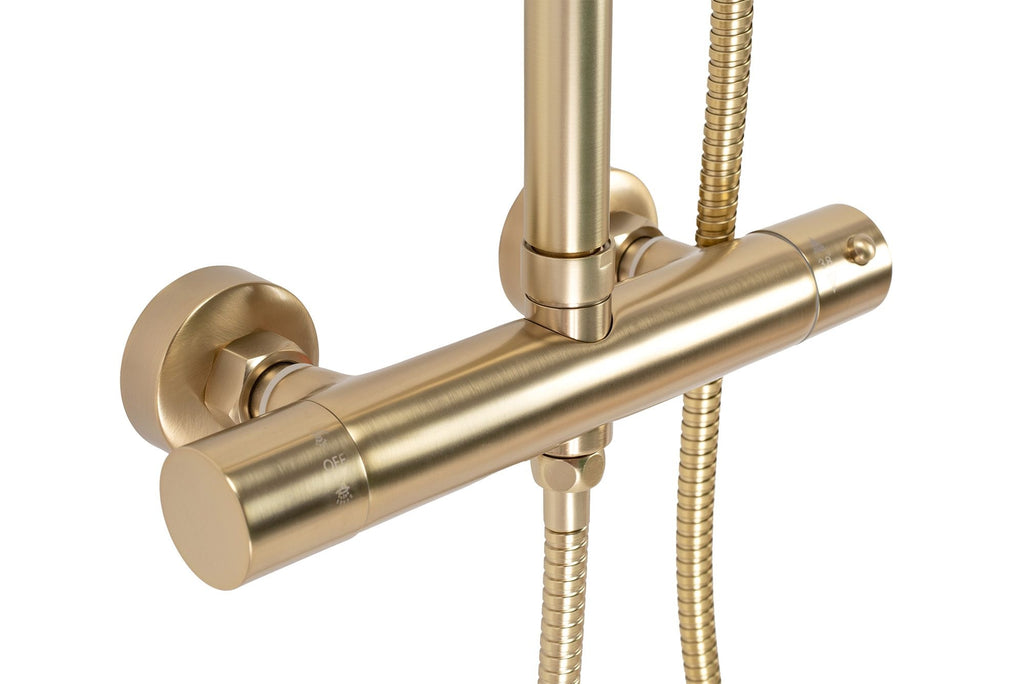 Sprchový set s termostatem Rea PAROT BRUSHED GOLD  11