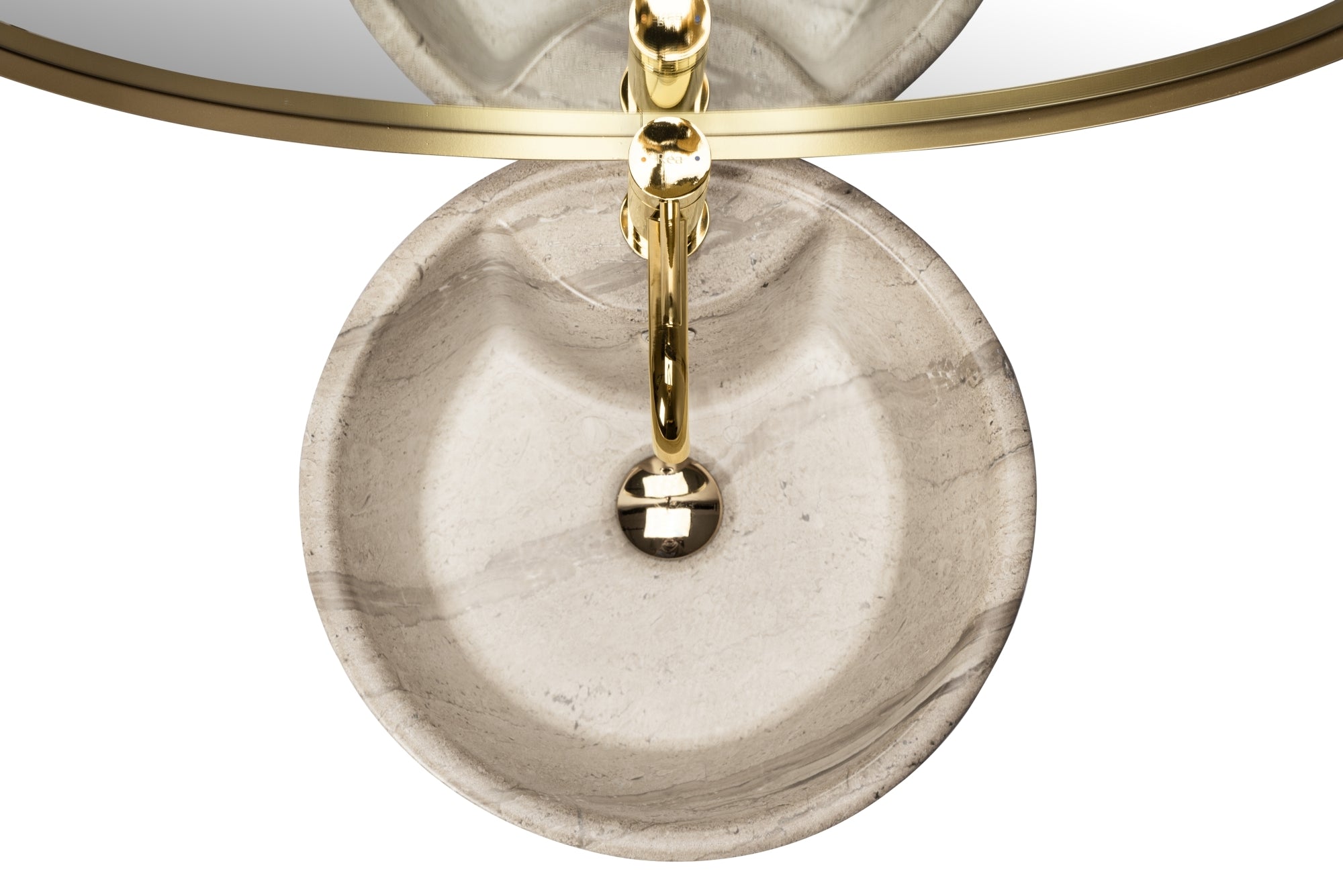 Volně stojící umyvadlo REA BLANKA - Matný mramor  4