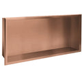 bathroom shelf 30x60 brush copper  1