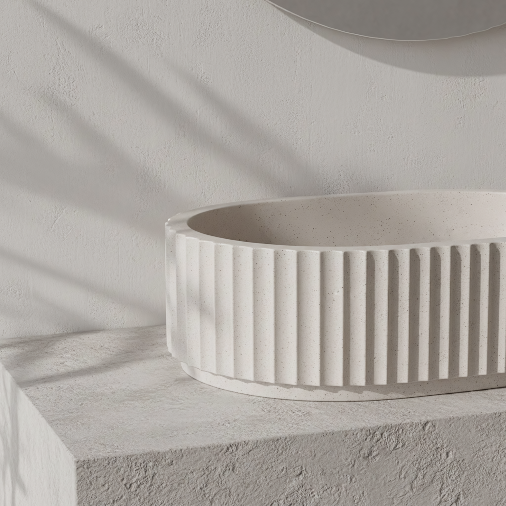 Umyvadlo na desku Margaret Beige  3