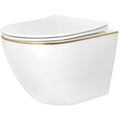 Závěsná WC mísa Rea Carlo Mini Tornado NF GOLD EDGE  1