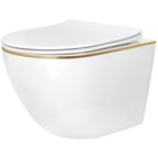 Závěsná WC mísa Rea Carlo Mini Tornado NF GOLD EDGE  1