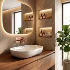 Podomítková vanová baterie REA Arcos Brush Copper  5