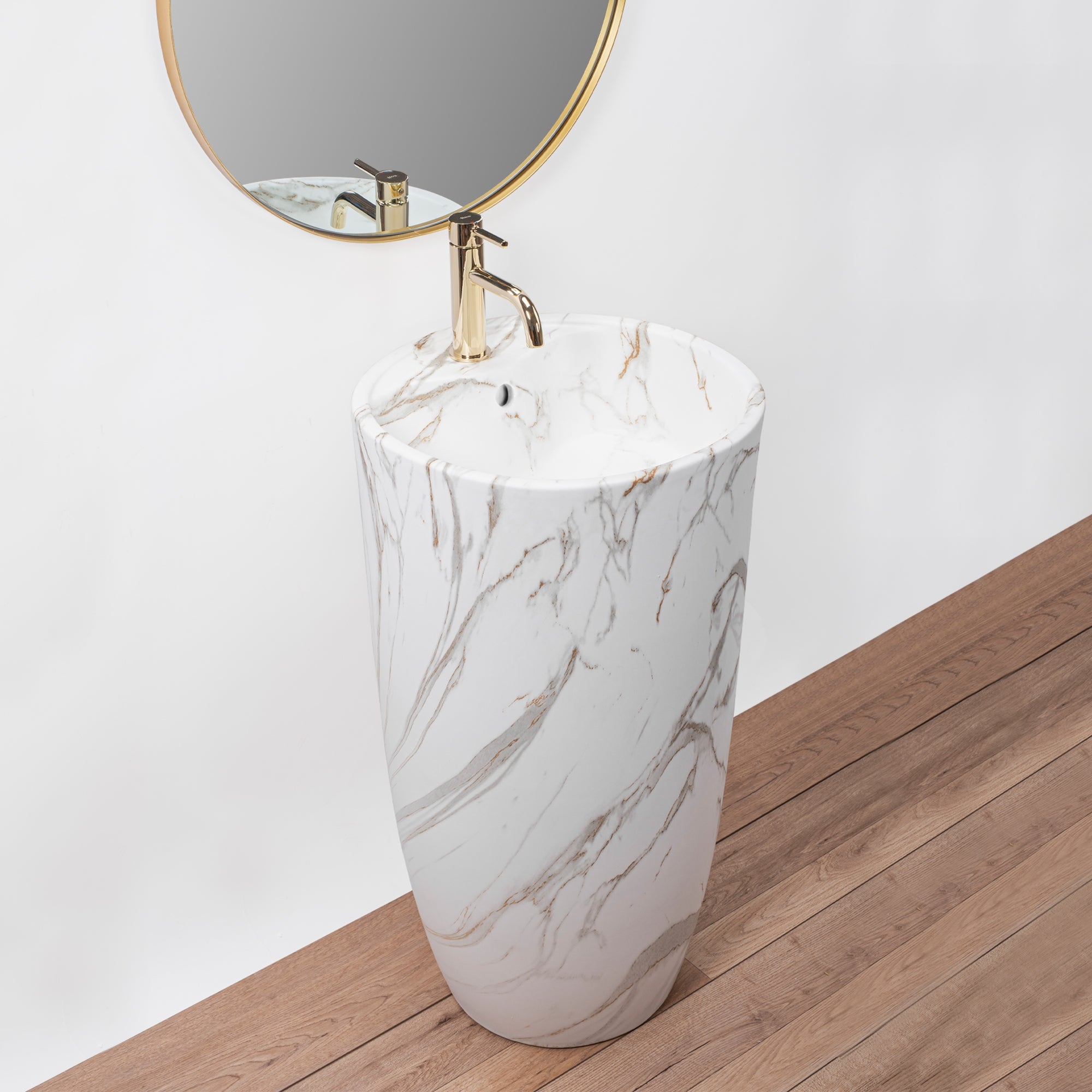 Volně stojící umyvadlo Rea Anya Lava Matt  5