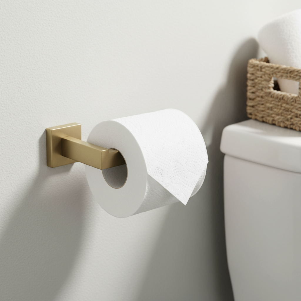 Sada koupelnových doplňků Rio Brush Gold 4 díly  5