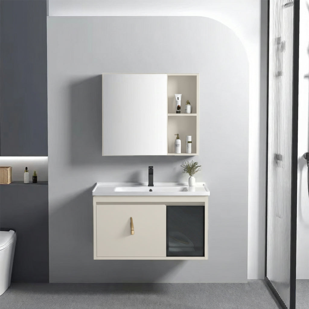 Sada koupelnového nábytku s umyvadlem Paris 60cm Beige  1