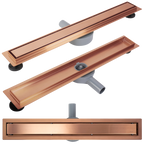 Odtokový žlab REA Neox pro Brushed Copper 100  1