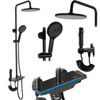 Sprchový set REA Savio Led Black  1