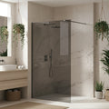 Sprchová zástěna Rea Flexi Grey / Titan 80  1