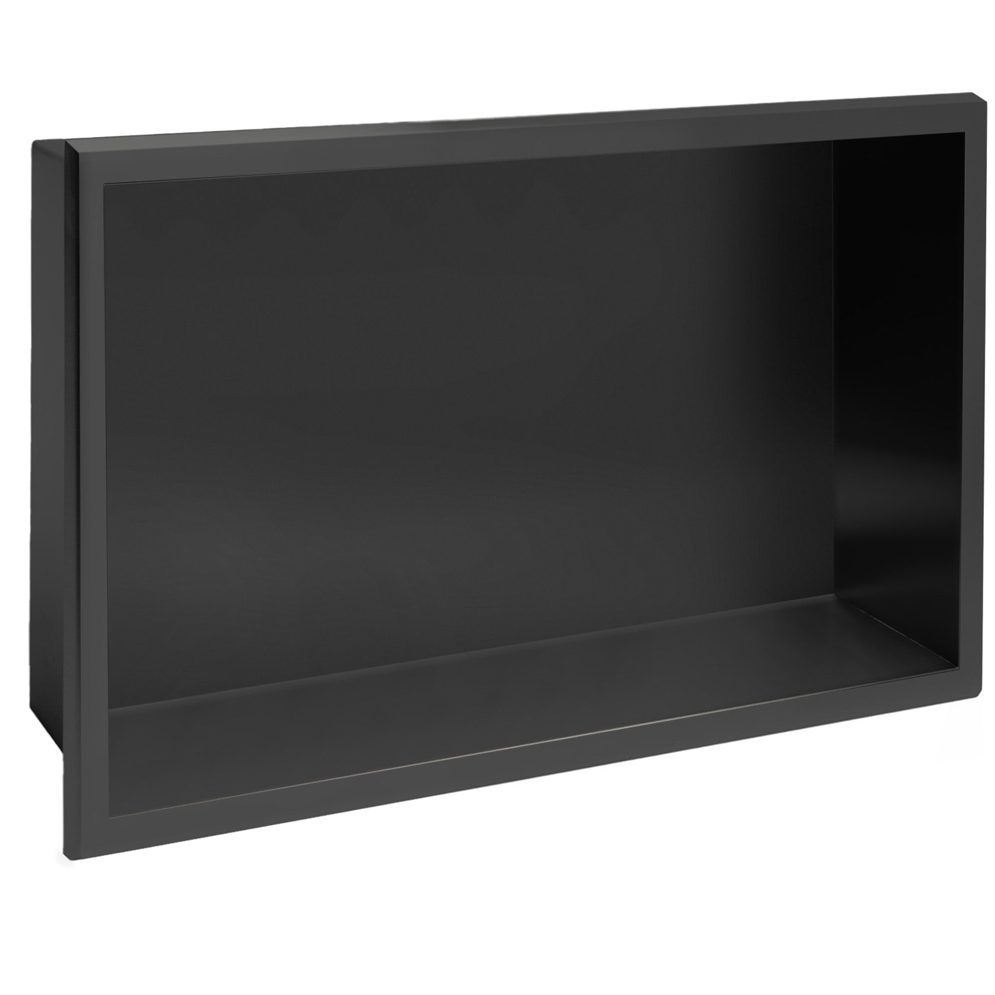 bathroom shelf 30x45 matte black  1