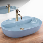 Umyvadlo na desku REA Aura 61 L.Blue Shiny  2