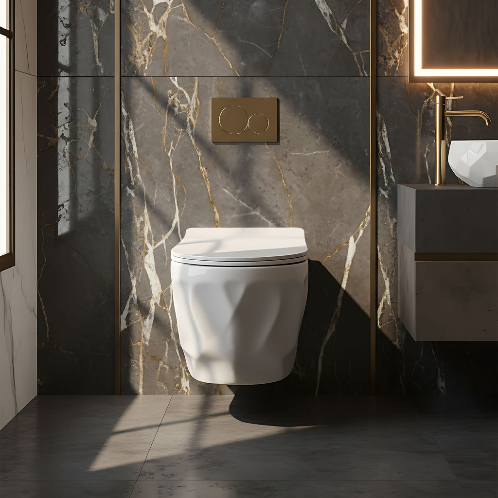 Závěsná WC mísa Rea Gustavo Rimless  4