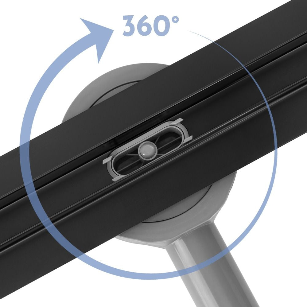 Odtokový žlab Neox Slim pro black 50  2