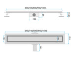 Odpływ Liniowy REA Neox pro Czarny 60  10