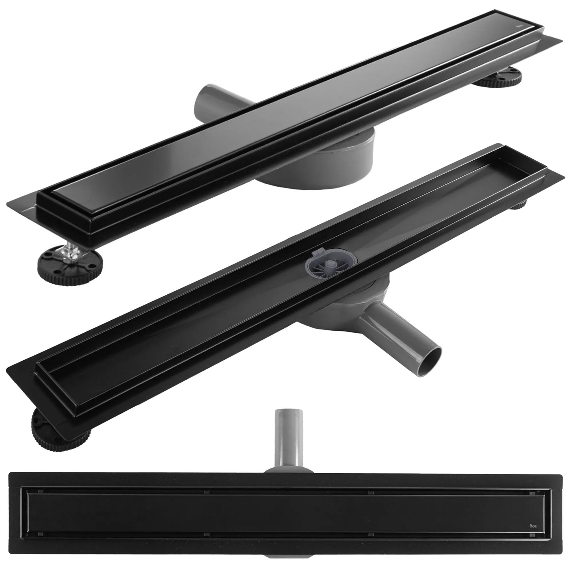 Odpływ Liniowy REA Neox pro Czarny 50  1