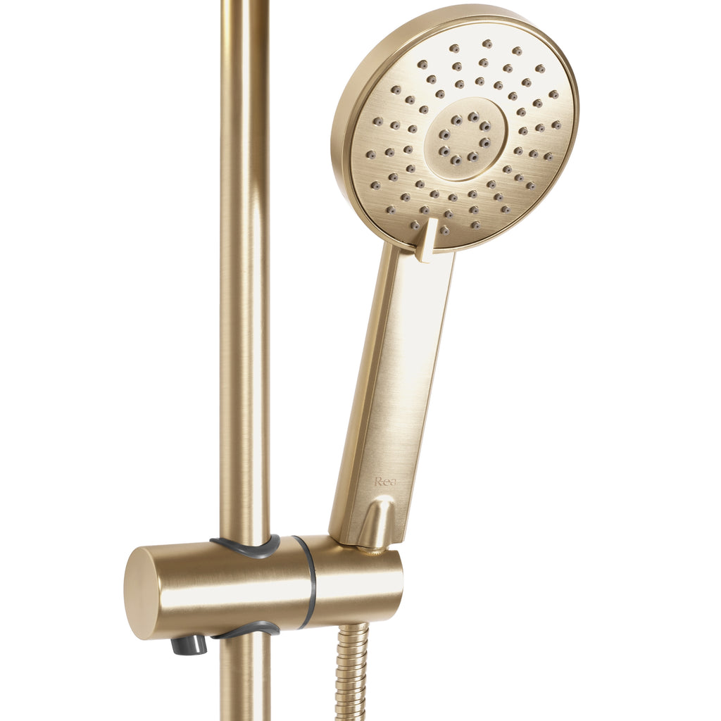 Sprchová sada s termostatem REA Bliss brush gold  4