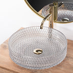 Umyvadlo na desku Rea Cristal Transparent 39  5