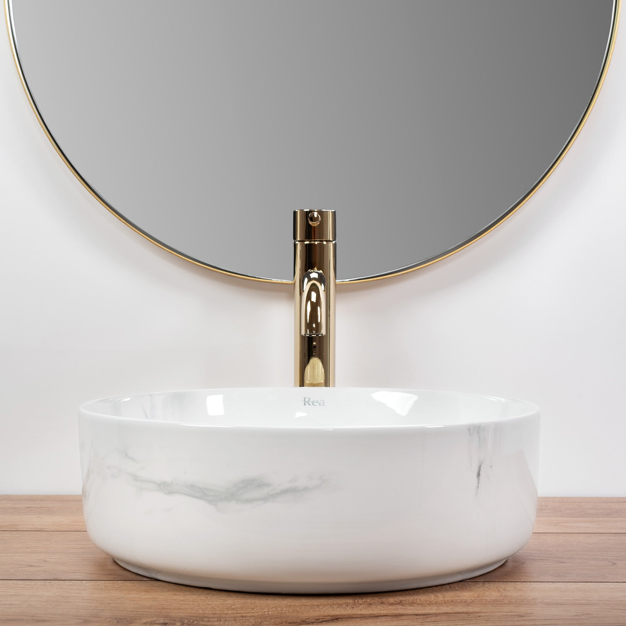 Umyvadlo na desku REA SAMI Nature Marble  5
