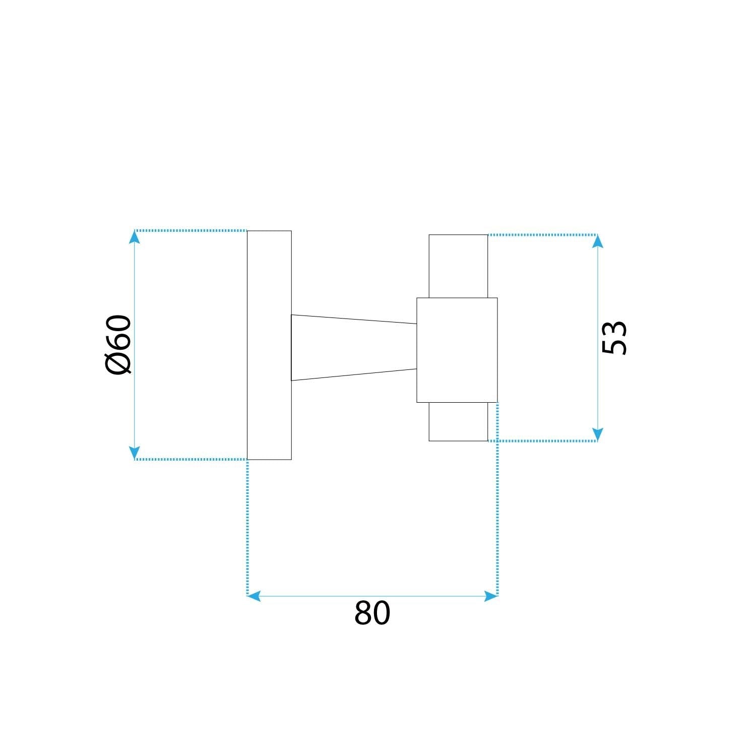 Koupelnový věšák 16101 Aristo Brushed Gold  5