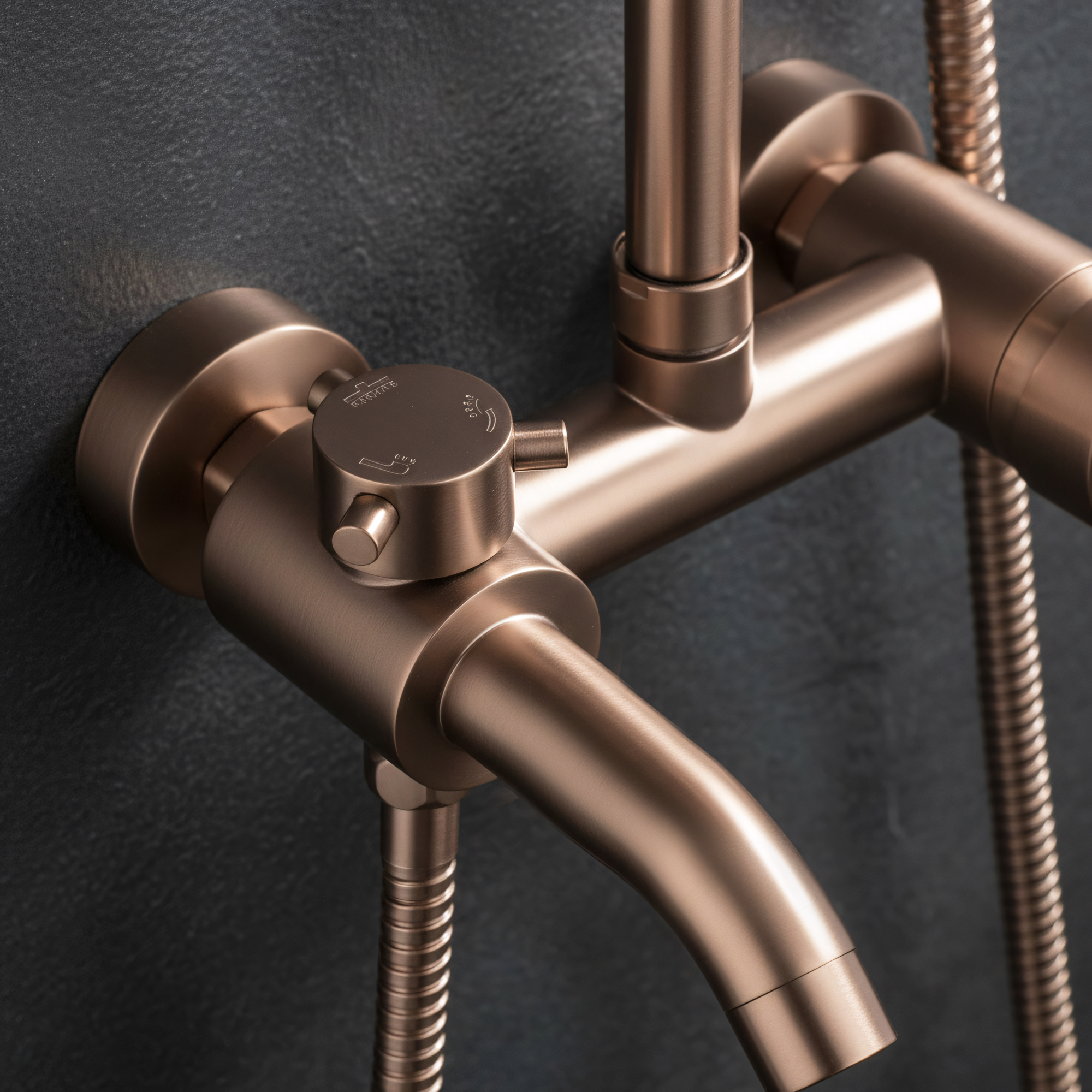 Sprchový set Rea Luis Brush Copper  5