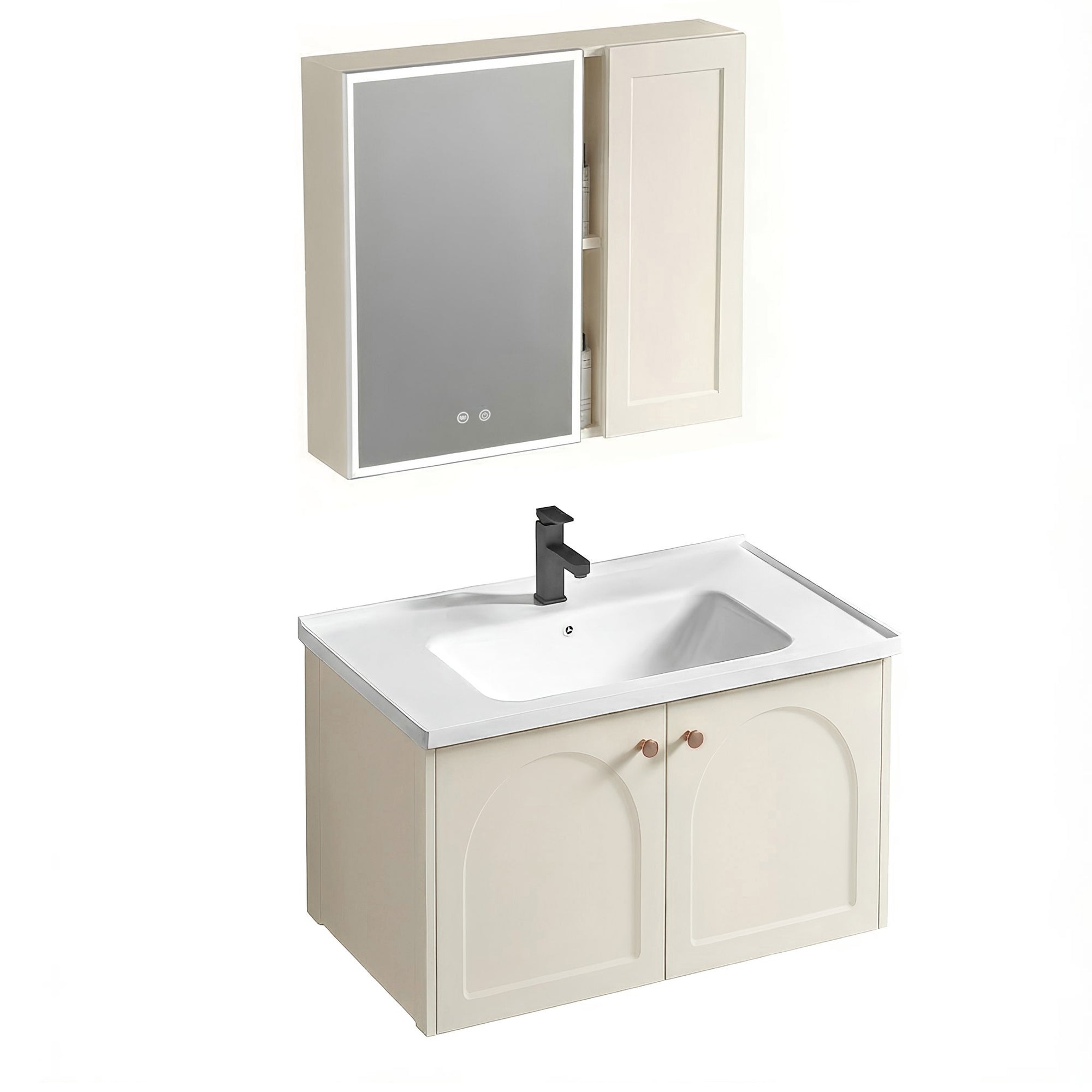 Sada koupelnového nábytku s umyvadlem Denver 60cm Creme  6