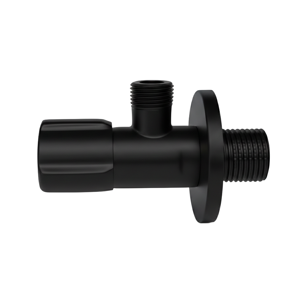 Rohový ventil 02  1/2" x 3/8" Black  3