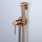 Podomítková bidetová baterie LUNGO LOOP Copper Brush  2