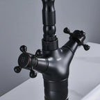 Umyvadlová Kuchyňská baterie Rea Rustico Old Black  3