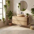 Umyvadlo na desku Mika Light Terracotta  3