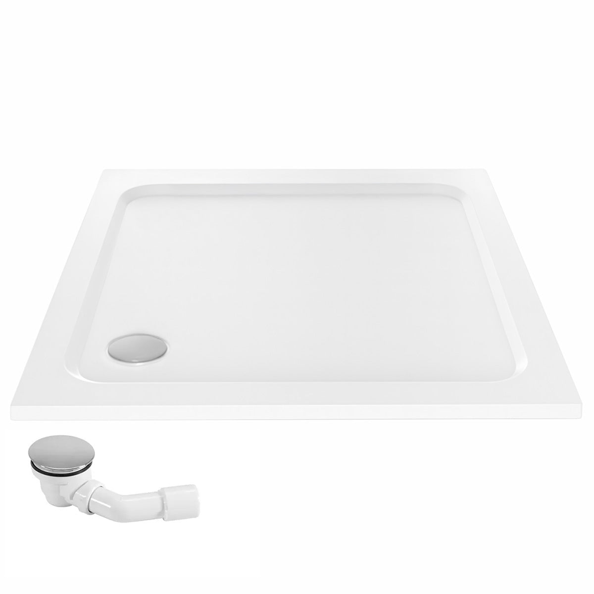 Sprchová akrylová vanička Rea Belmond White 80x80  3