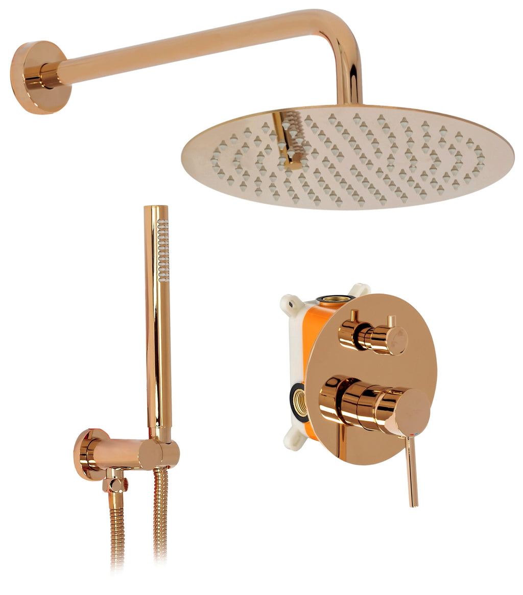 Podomítková sprchová sada Copper + BOX  1