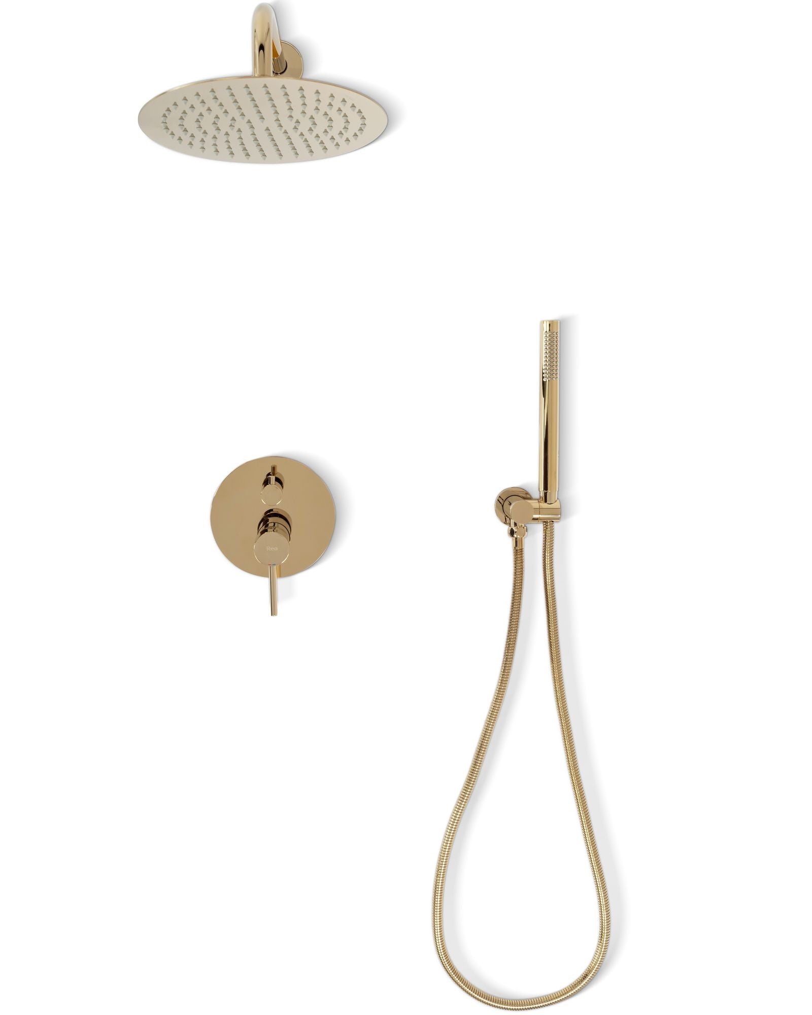 Podomítková sprchová sada Rea Lungo - zlatá + BOX  13