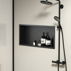 bathroom shelf 30x60 black matt  2