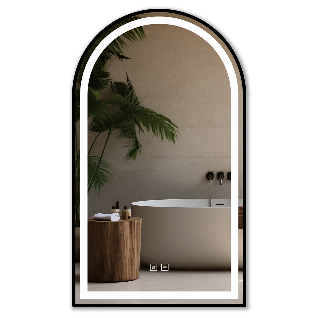Zrcadlo LED 60x100cm DASH BLACK  1