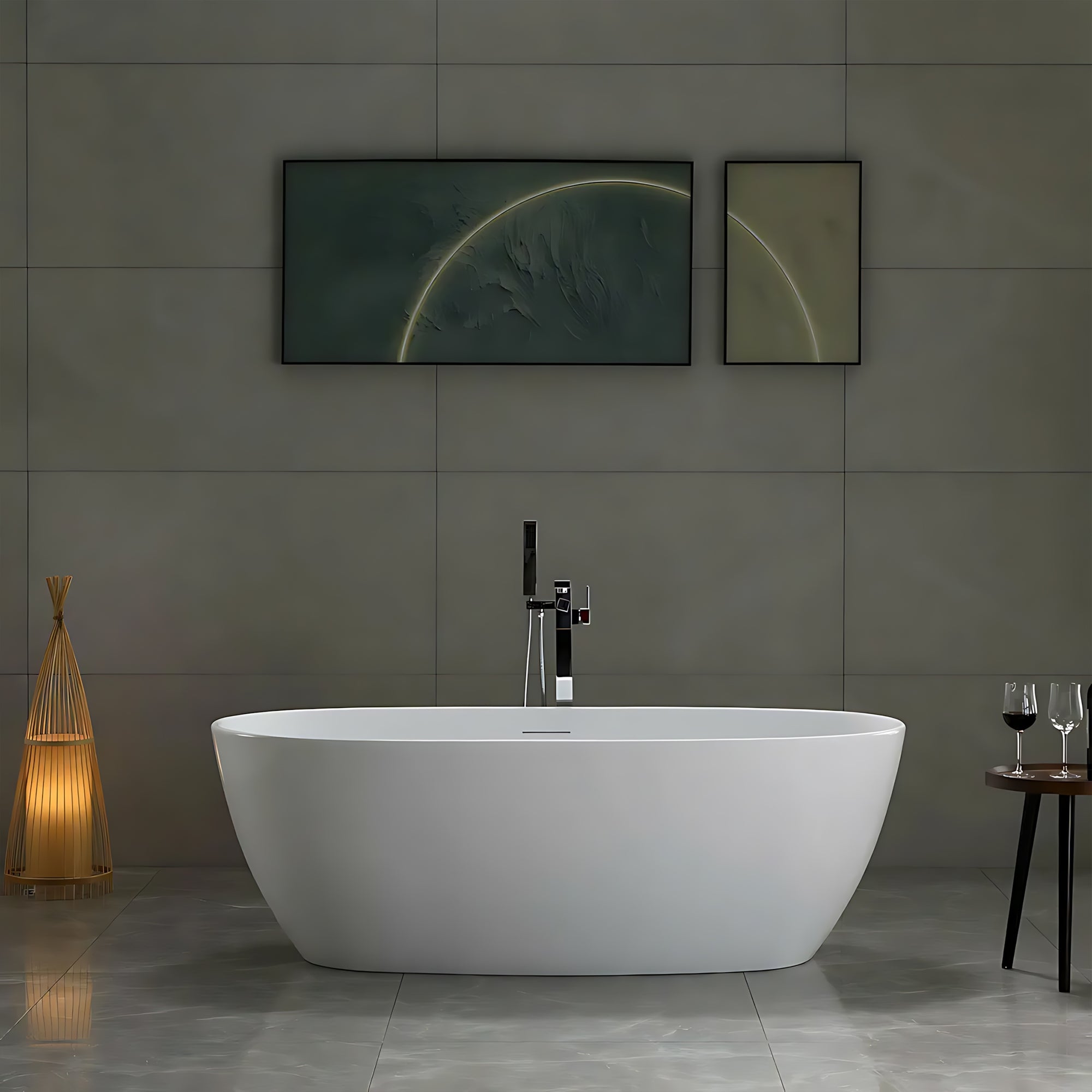 Volně stojící akrylátová vana ROMA 170  4