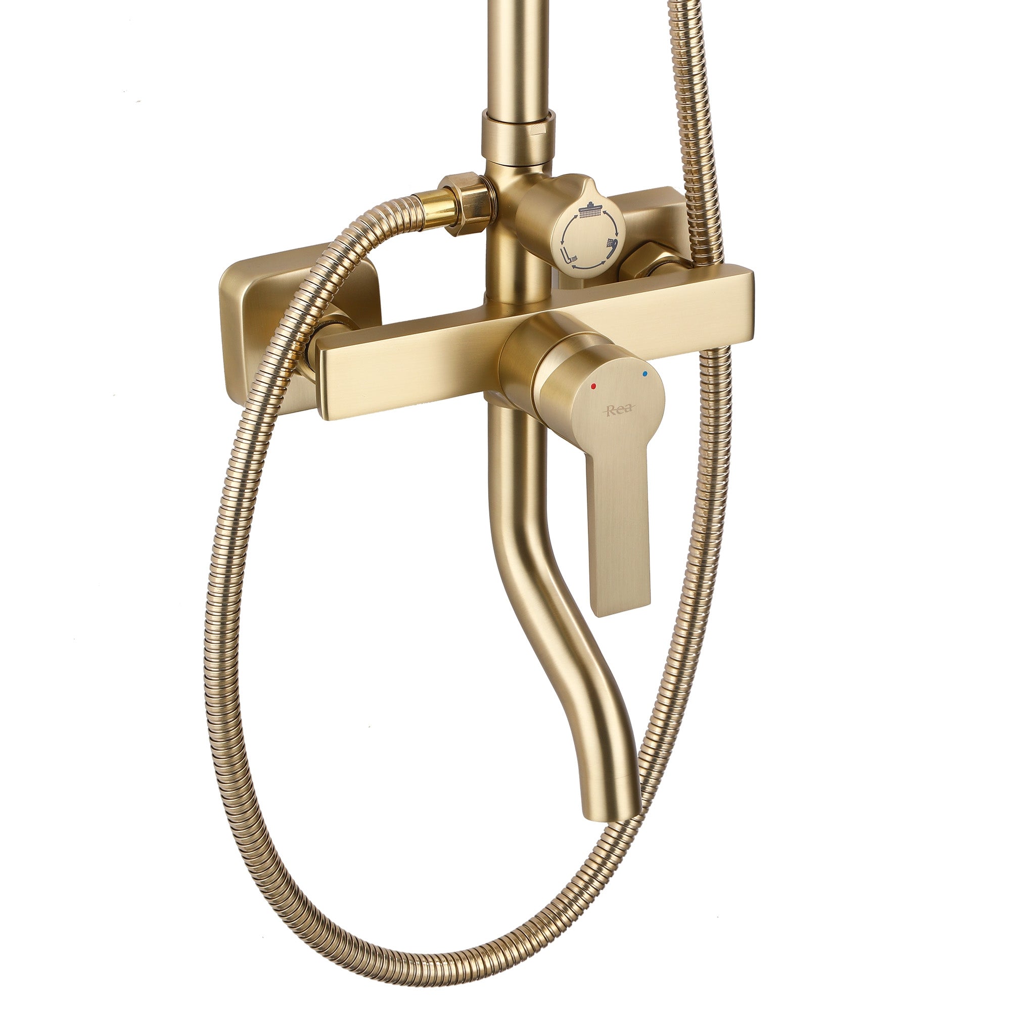 Sprchový set REA ARGUS GOLD BRUSH  2