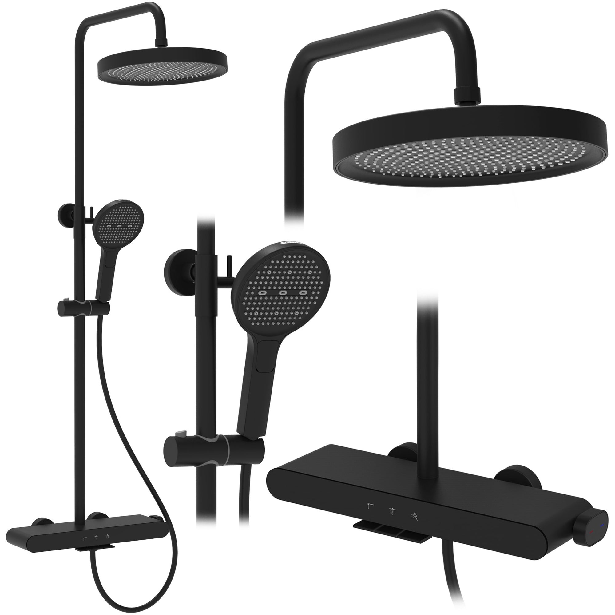 Sprchový set REA Farel Black  1