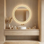 Zrcadlo LED 70cm MMJ Gold  5