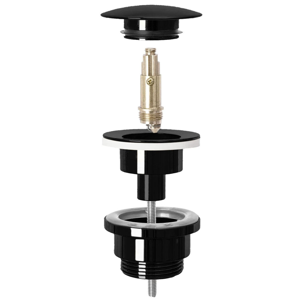 Univerzální umyvadlová výpusť REA Click-clack - BLACK METALIC  4