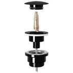 Univerzální umyvadlová výpusť REA Click-clack - BLACK METALIC  4