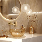 Podomítková vanová baterie REA Arlo Brush Gold  2