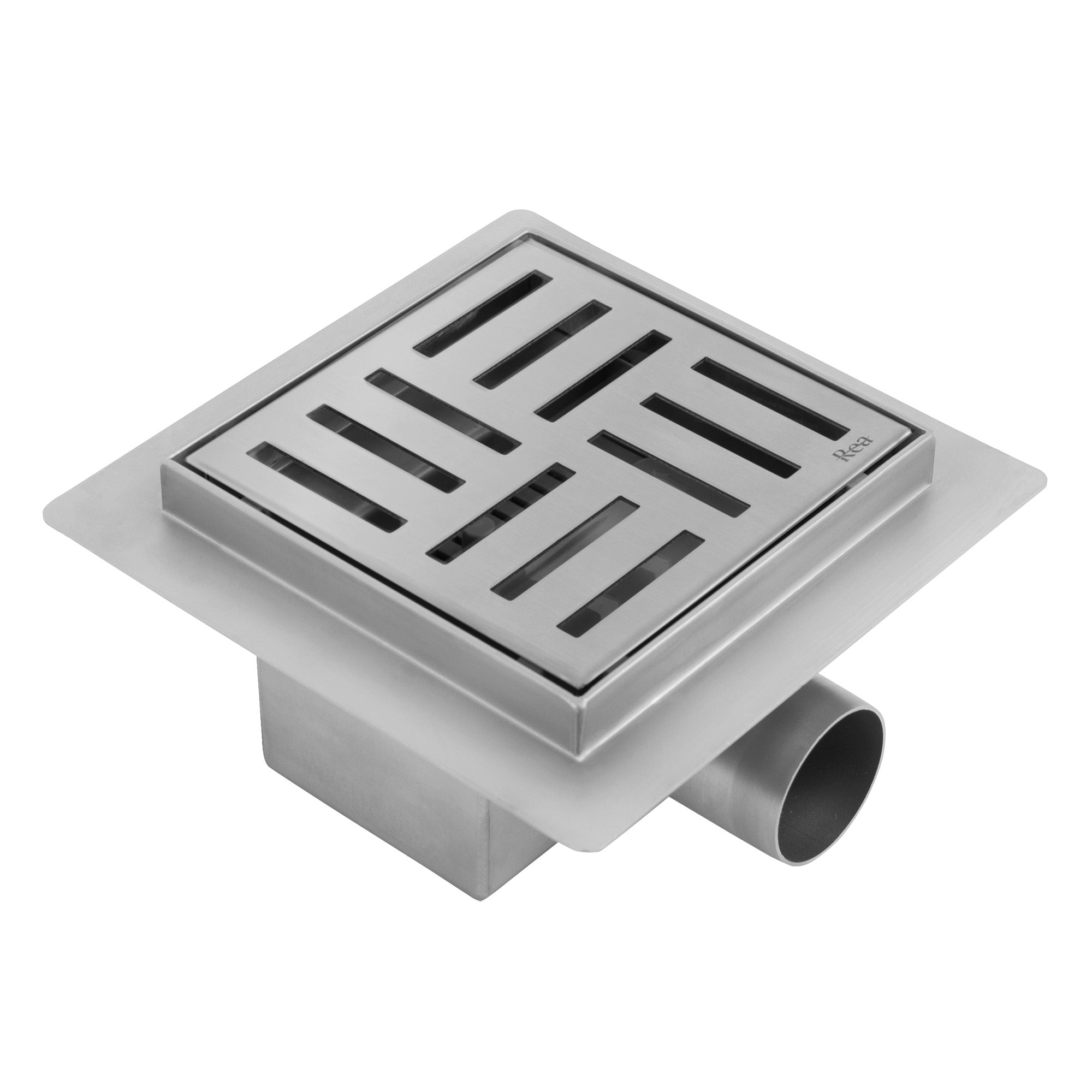 Odtokový žlab REA CROSS Nickel Brush 12x12  3