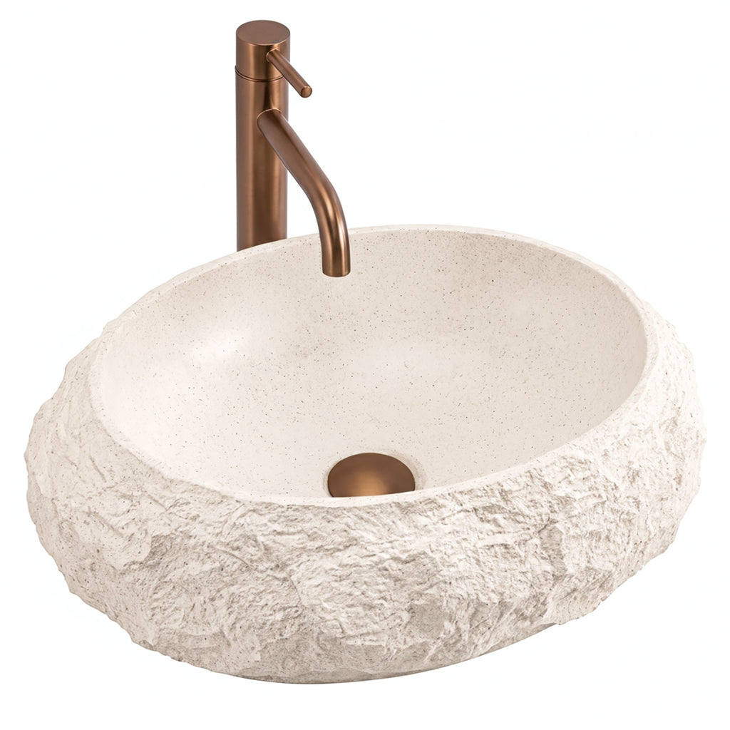 Umyvadlo na desku Mika Warm Beige  12